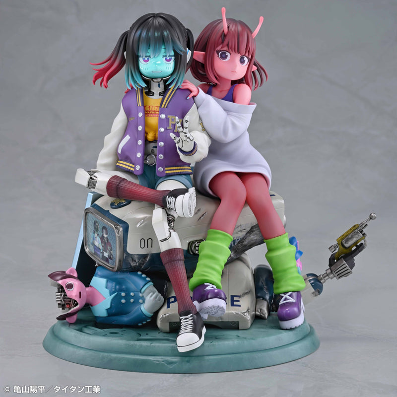 Milky Subway The Galactic Limited Express Chiharu & Makina Figure JAPAN OFFICIAL