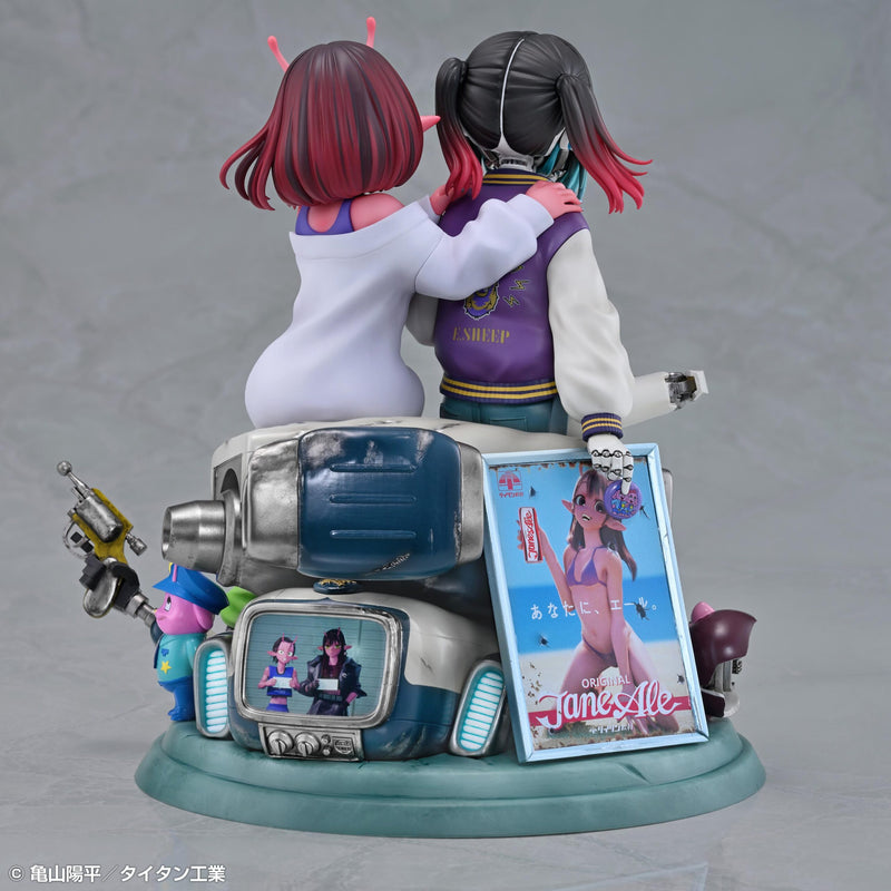 Milky Subway The Galactic Limited Express Chiharu & Makina Figure JAPAN OFFICIAL