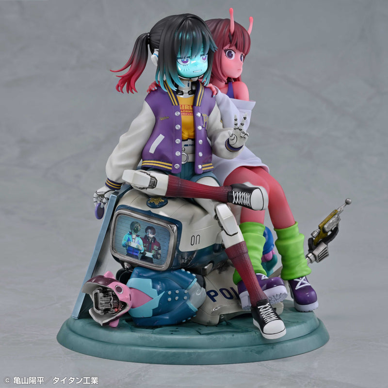 Milky Subway The Galactic Limited Express Chiharu & Makina Figure JAPAN OFFICIAL