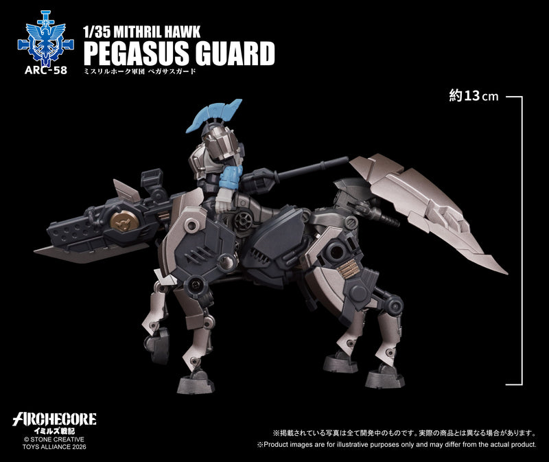 ARCHECORE Saga of Ymirus ARC-58 Mithril Hawk Pegasus Guard 1/35 Action Figure