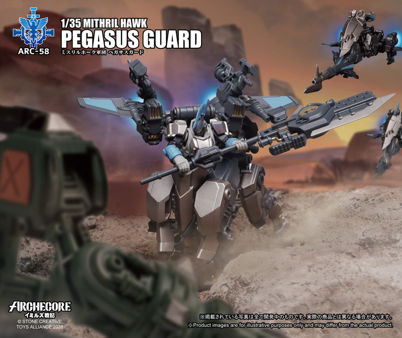 ARCHECORE Saga of Ymirus ARC-58 Mithril Hawk Pegasus Guard 1/35 Action Figure