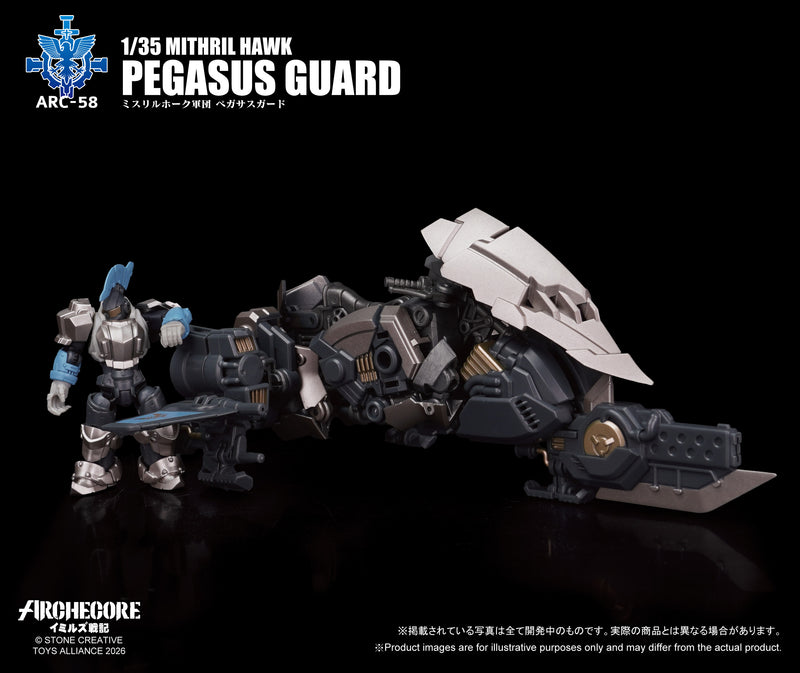 ARCHECORE Saga of Ymirus ARC-58 Mithril Hawk Pegasus Guard 1/35 Action Figure