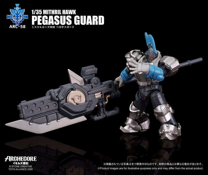 ARCHECORE Saga of Ymirus ARC-58 Mithril Hawk Pegasus Guard 1/35 Action Figure