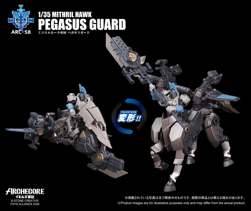 ARCHECORE Saga of Ymirus ARC-58 Mithril Hawk Pegasus Guard 1/35 Action Figure