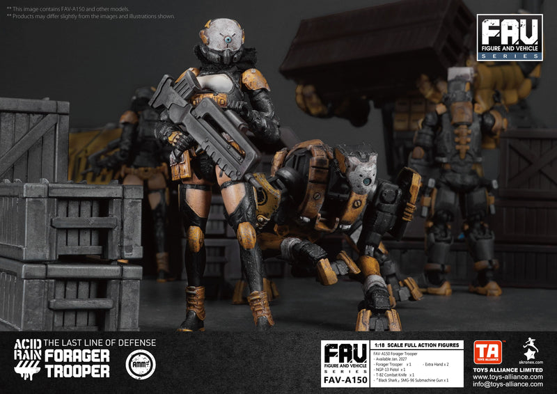 TOYS-ALLIANCE Acid Rain FAV-A150 Forager Trooper 1/18 Action Figure JAPAN