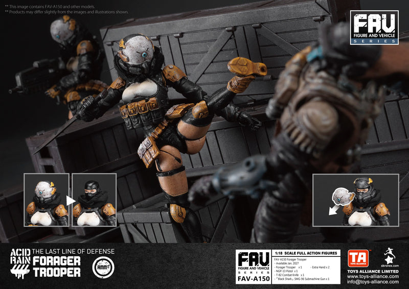 TOYS-ALLIANCE Acid Rain FAV-A150 Forager Trooper 1/18 Action Figure JAPAN