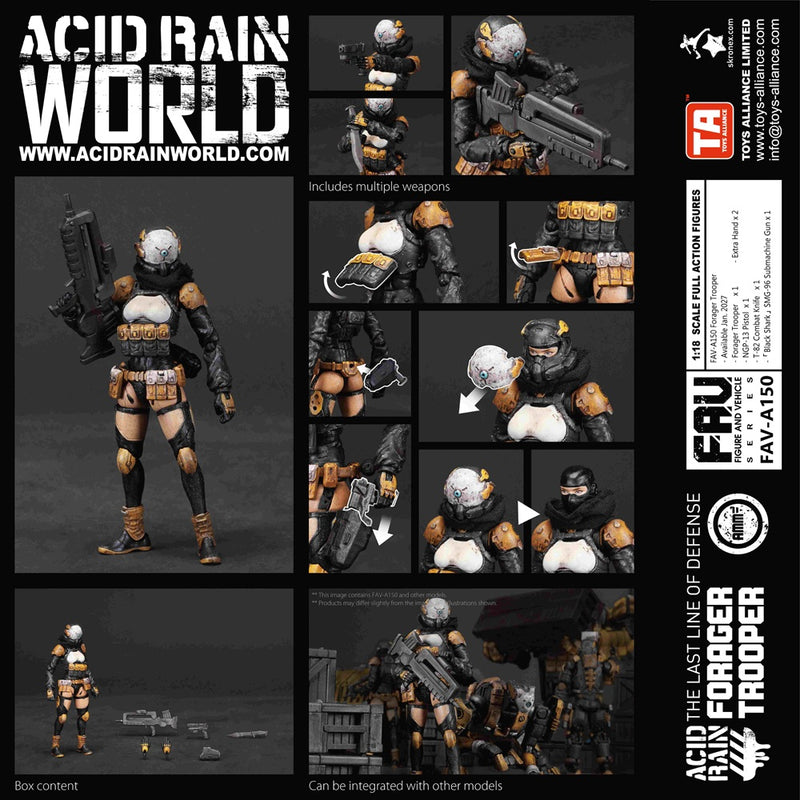 TOYS-ALLIANCE Acid Rain FAV-A150 Forager Trooper 1/18 Action Figure JAPAN