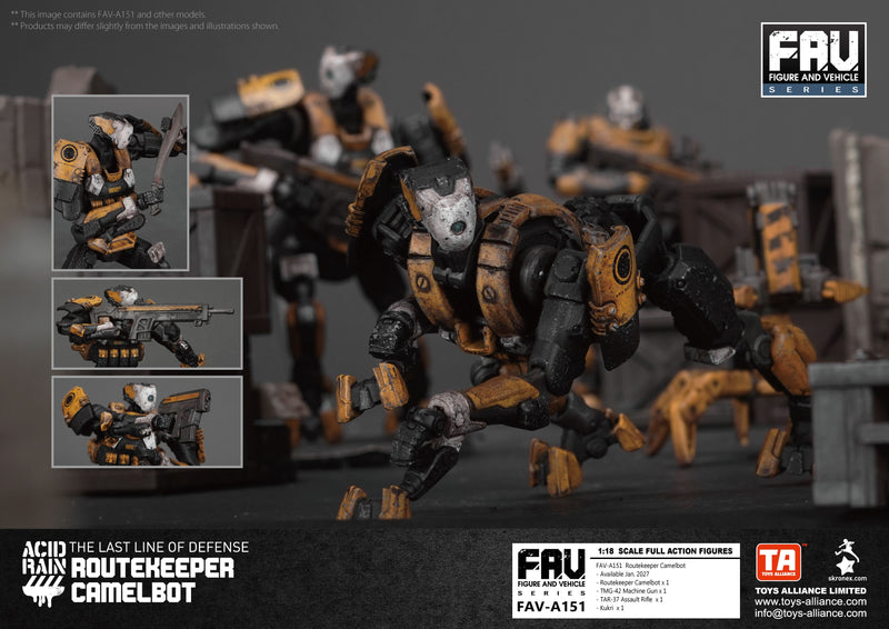 TOYS-ALLIANCE Acid Rain FAV-A151 Routekeeper Camelbot 1/18 Action Figure JAPAN
