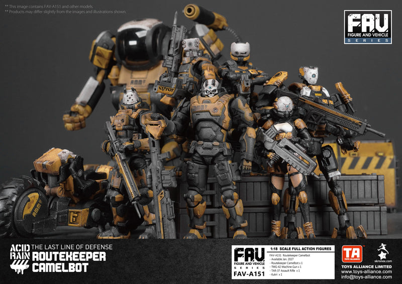 TOYS-ALLIANCE Acid Rain FAV-A151 Routekeeper Camelbot 1/18 Action Figure JAPAN