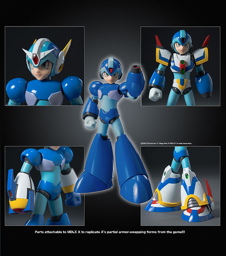Three Zero MDLX Mega Man X X Force Action Figure JAPAN OFFICIAL