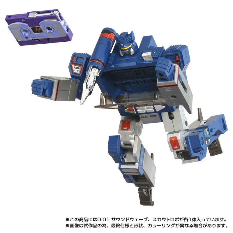 Takara Tomy Transformers Missing Link D-01 Soundwave Action Figure JAPAN