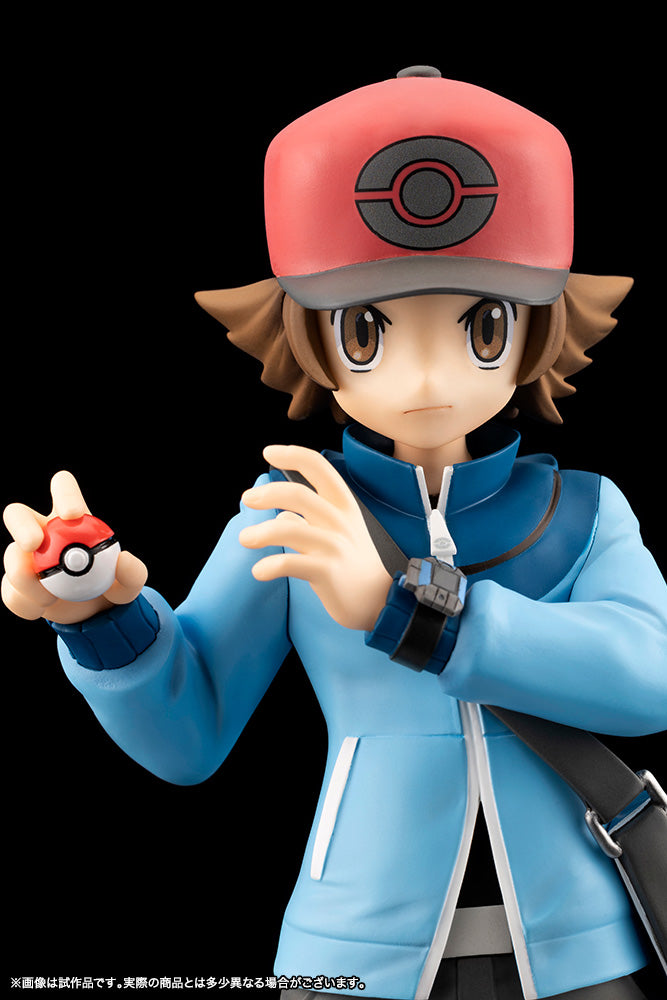 Kotobukiya ARTFX J Pokemon Hilbert with Victini 1/8 Figure JAPAN OFFICIAL