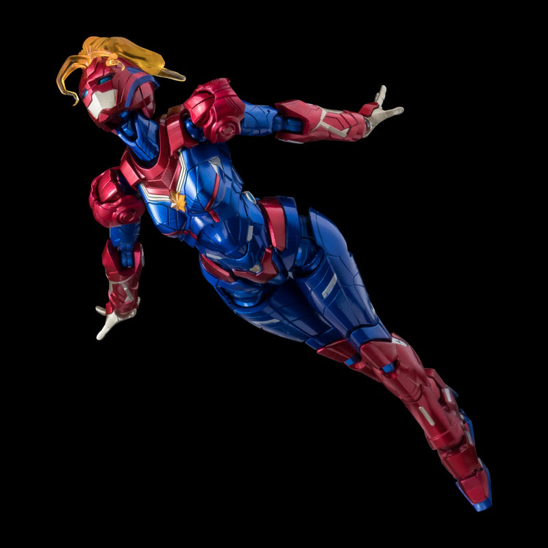 Sentinel Fighting Armor Captain Marvel Action Figure JAPAN OFFICIAL