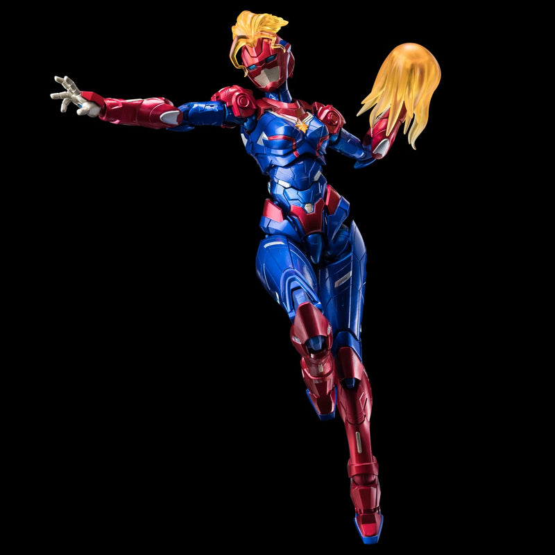 Sentinel Fighting Armor Captain Marvel Action Figure JAPAN OFFICIAL