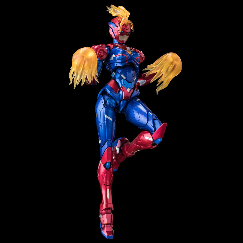 Sentinel Fighting Armor Captain Marvel Action Figure JAPAN OFFICIAL