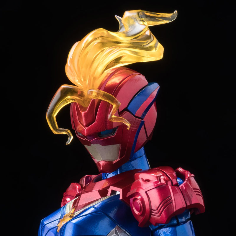 Sentinel Fighting Armor Captain Marvel Action Figure JAPAN OFFICIAL