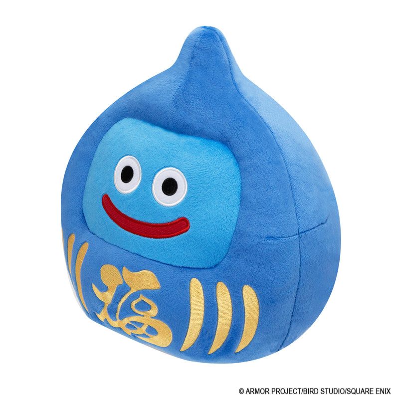 Square Enix Dragon Quest Smile Slime Plush Daruma Slime Blue L Size JAPAN