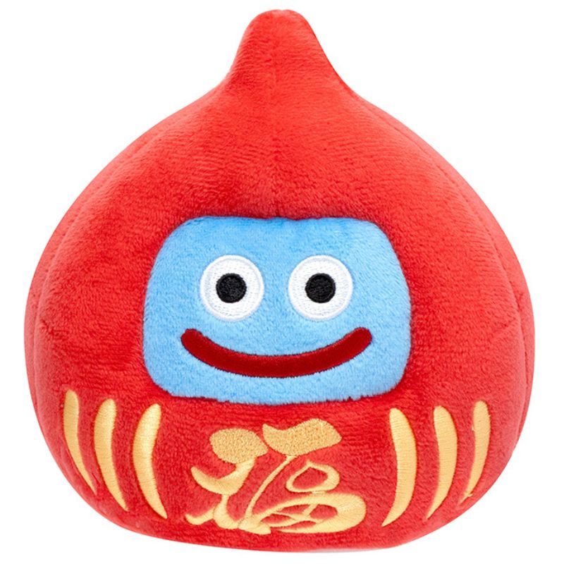 Square Enix Dragon Quest Smile Slime Plush Daruma Slime Red M Size JAPAN