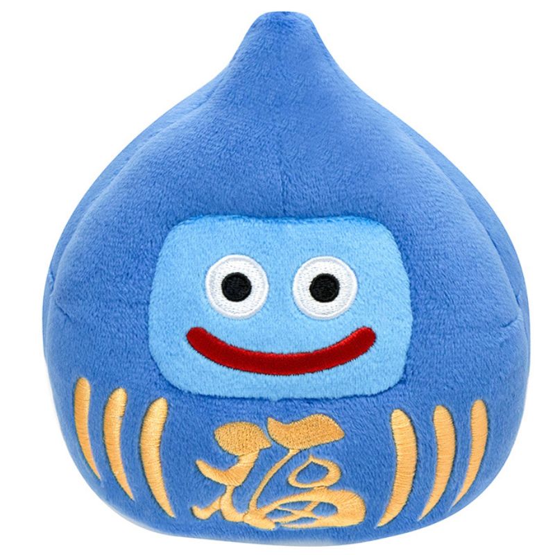 Square Enix Dragon Quest Smile Slime Plush Daruma Slime Blue M Size JAPAN
