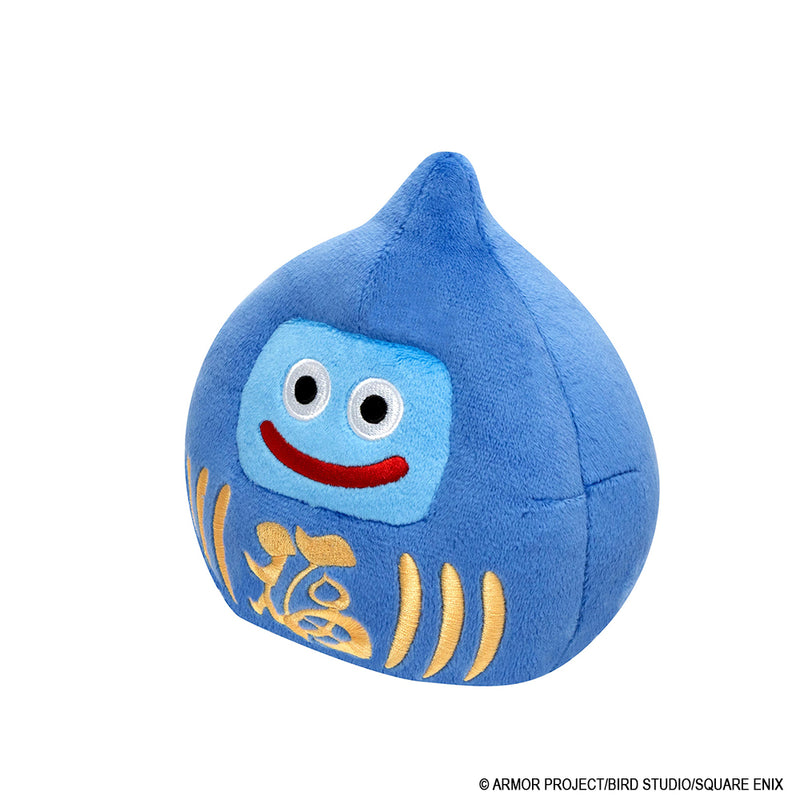 Square Enix Dragon Quest Smile Slime Plush Daruma Slime Blue M Size JAPAN