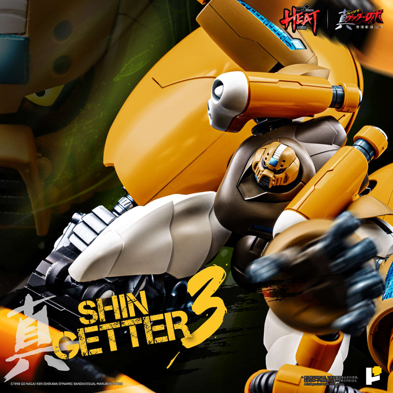 POSE+METAL HEAT Series Shin Getter 3 Getter Robo Armageddon Ver Action Figure