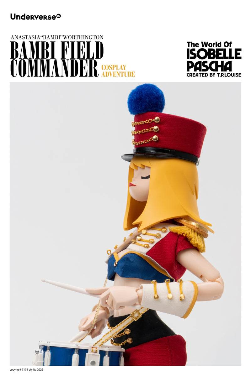 The World of Isobella Pascha Cosplay Bambi Field Commander 1/6 Action Figure