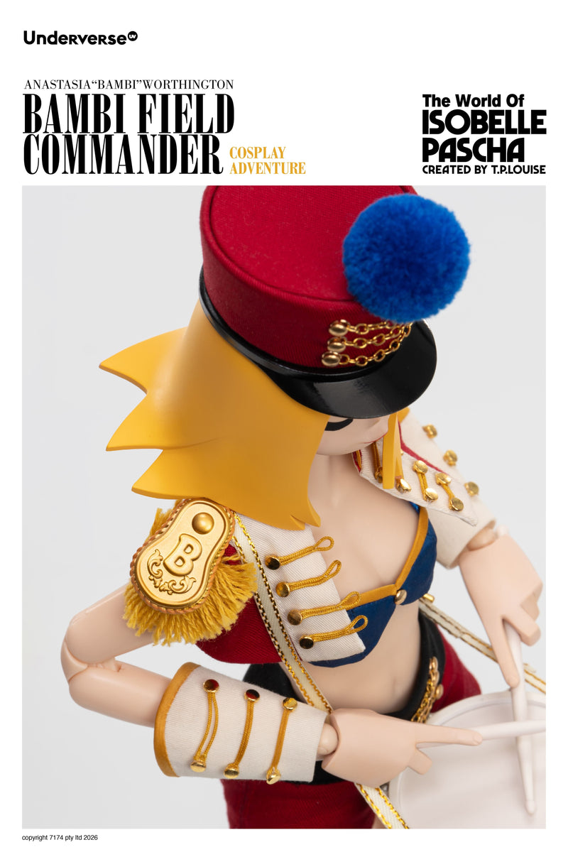 The World of Isobella Pascha Cosplay Bambi Field Commander 1/6 Action Figure
