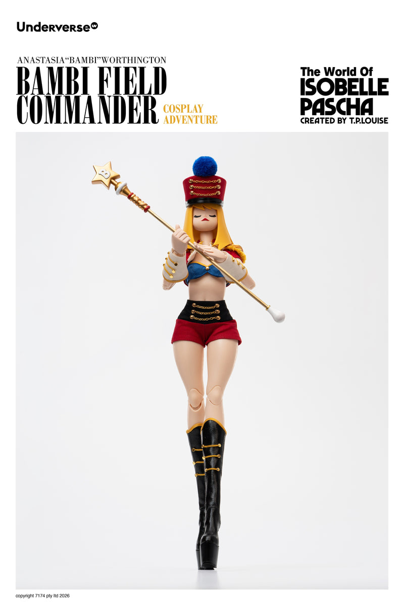 The World of Isobella Pascha Cosplay Bambi Field Commander 1/6 Action Figure