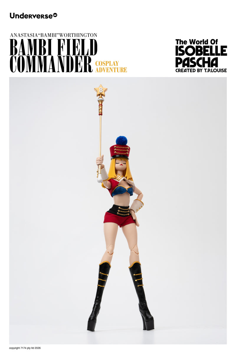 The World of Isobella Pascha Cosplay Bambi Field Commander 1/6 Action Figure