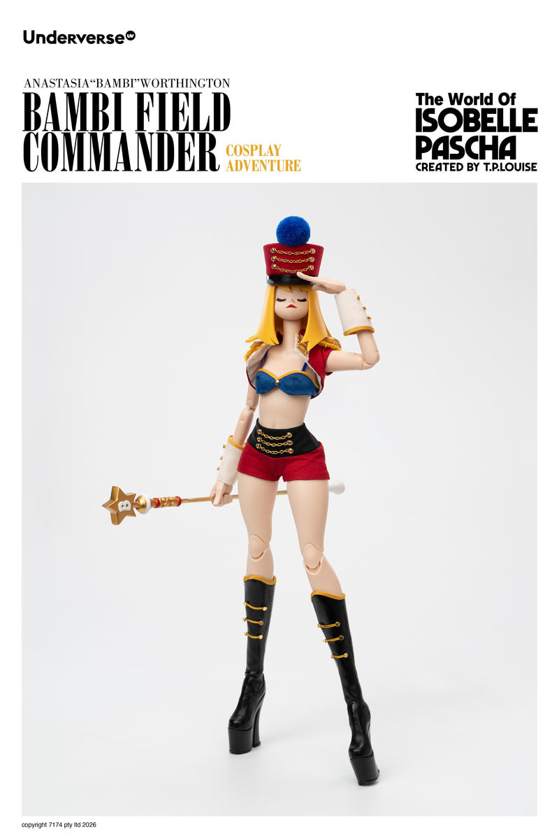 The World of Isobella Pascha Cosplay Bambi Field Commander 1/6 Action Figure