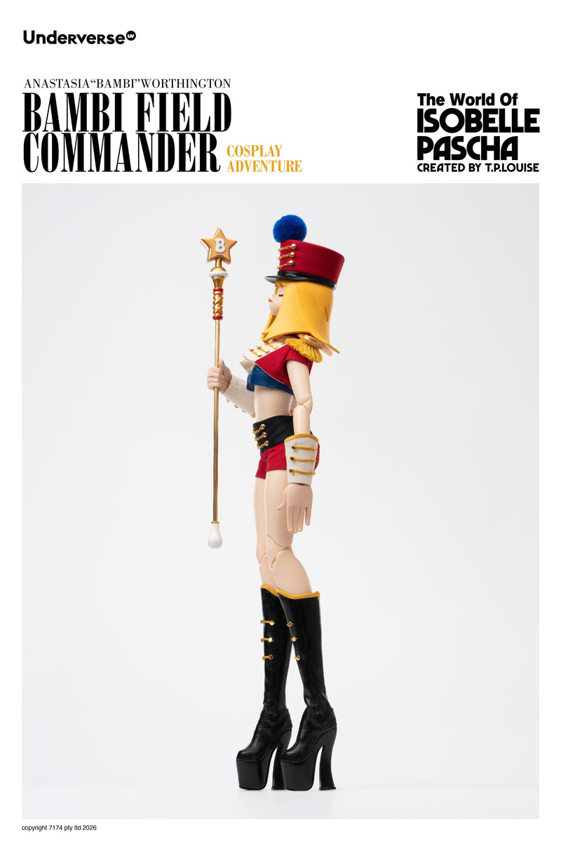 The World of Isobella Pascha Cosplay Bambi Field Commander 1/6 Action Figure
