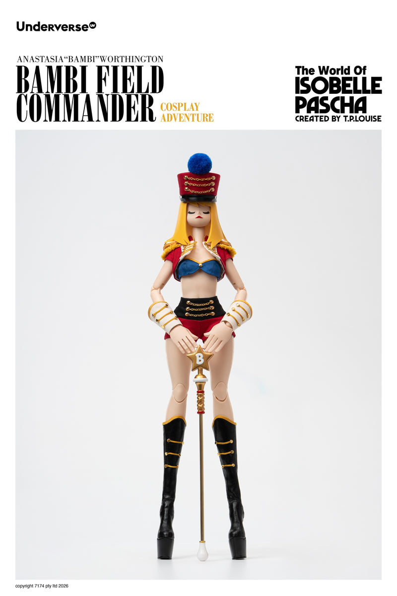 The World of Isobella Pascha Cosplay Bambi Field Commander 1/6 Action Figure