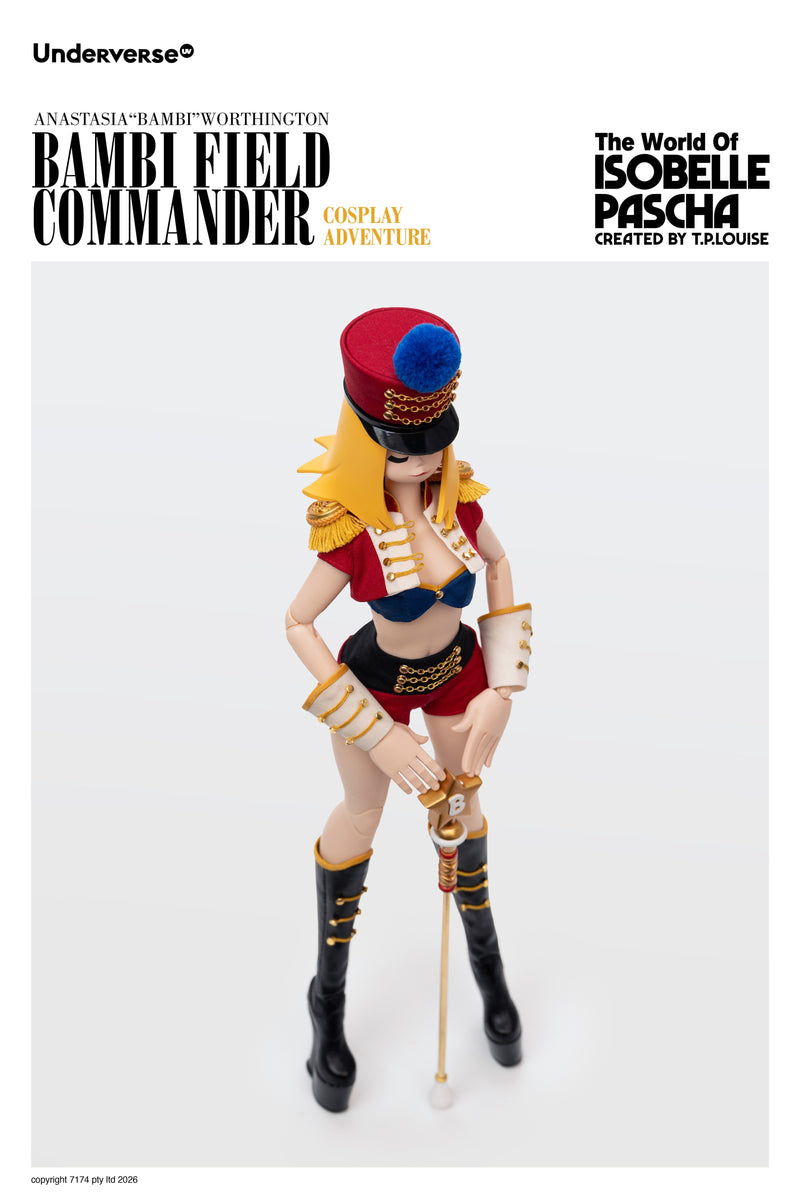 The World of Isobella Pascha Cosplay Bambi Field Commander 1/6 Action Figure