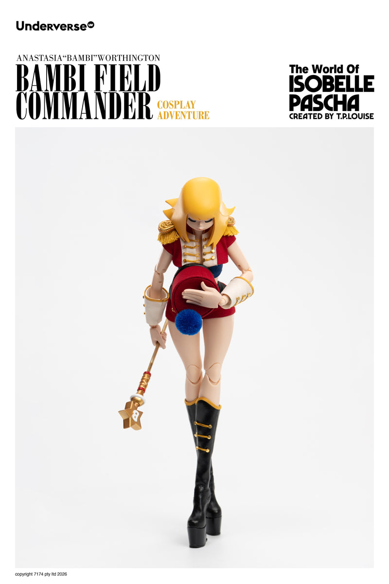 The World of Isobella Pascha Cosplay Bambi Field Commander 1/6 Action Figure
