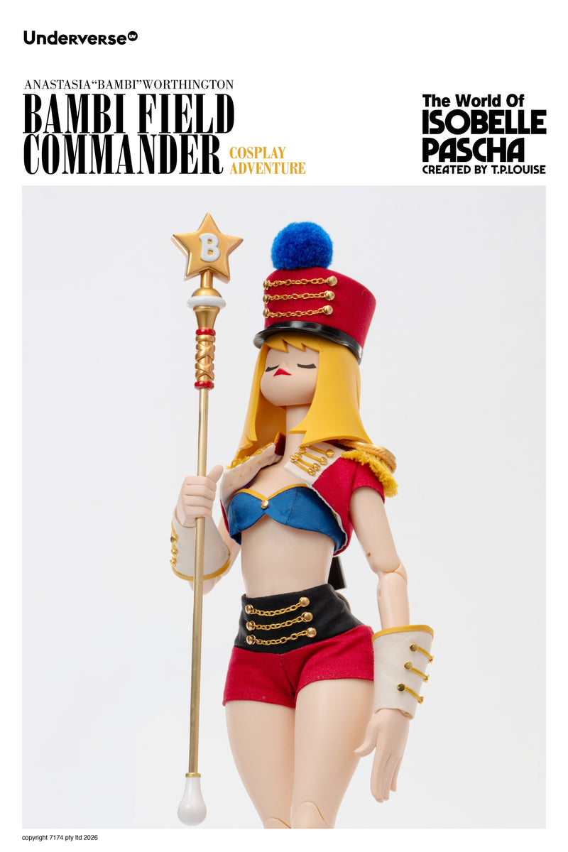 The World of Isobella Pascha Cosplay Bambi Field Commander 1/6 Action Figure