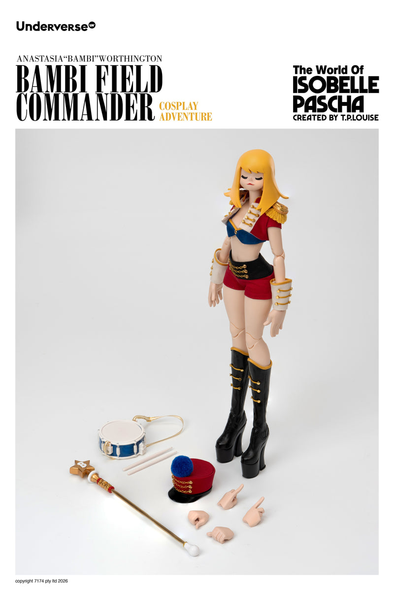 The World of Isobella Pascha Cosplay Bambi Field Commander 1/6 Action Figure