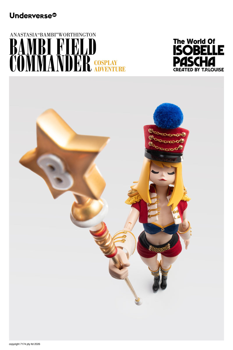The World of Isobella Pascha Cosplay Bambi Field Commander 1/6 Action Figure