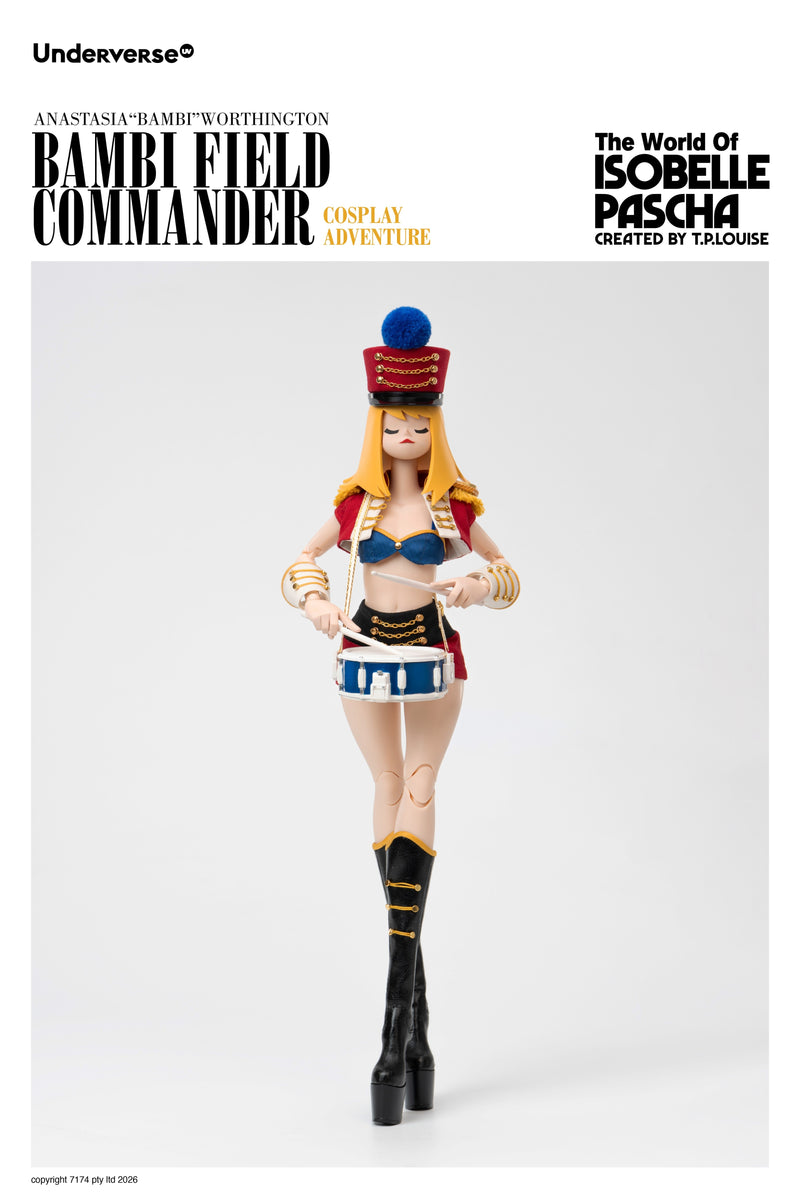 The World of Isobella Pascha Cosplay Bambi Field Commander 1/6 Action Figure