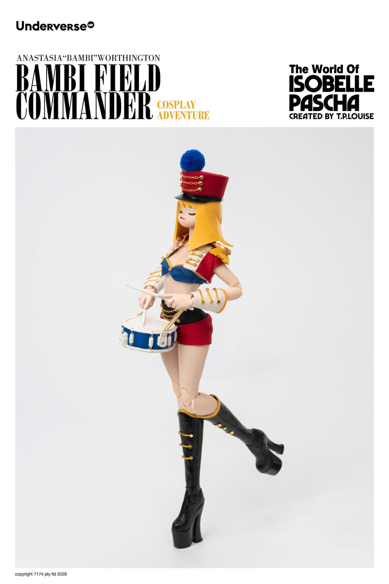 The World of Isobella Pascha Cosplay Bambi Field Commander 1/6 Action Figure
