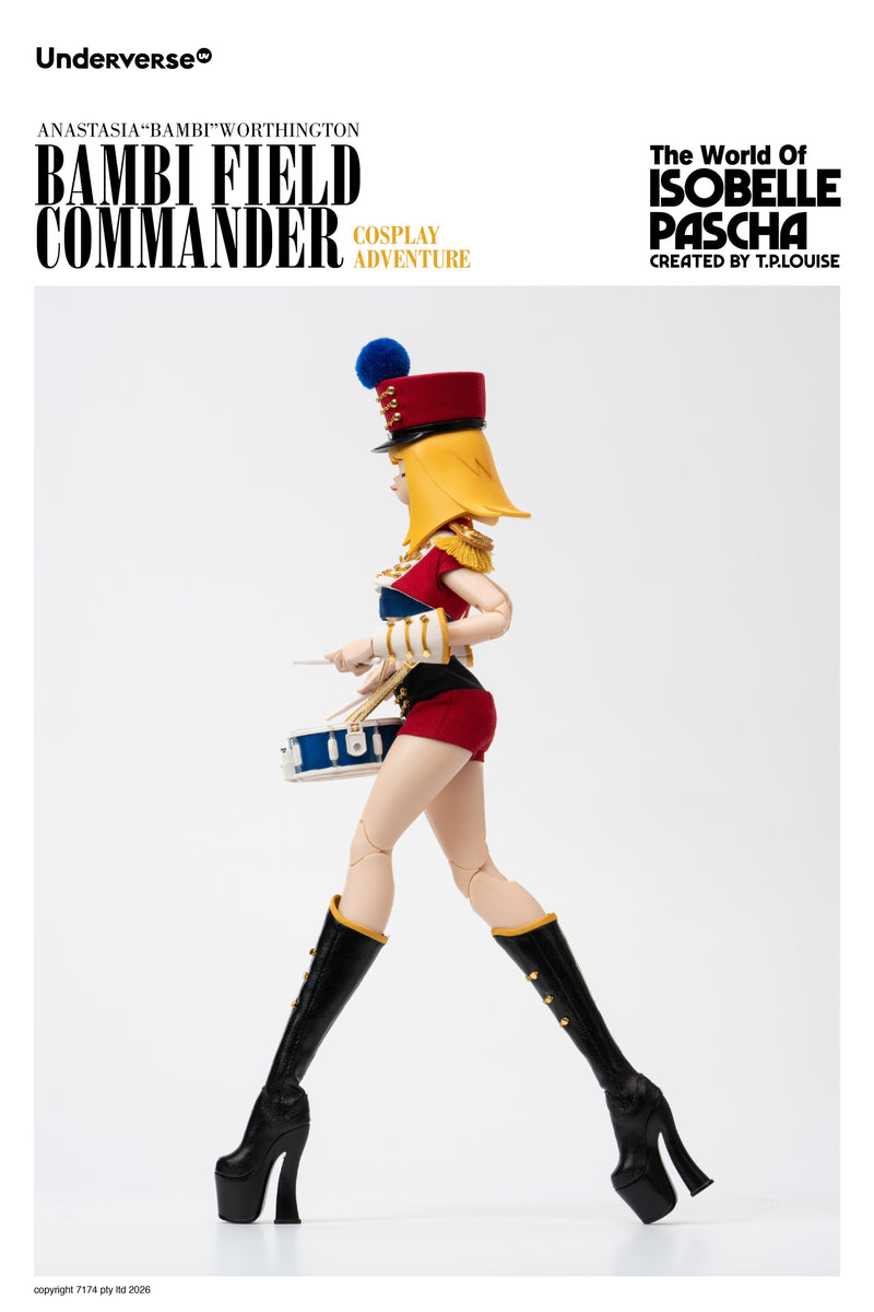 The World of Isobella Pascha Cosplay Bambi Field Commander 1/6 Action Figure