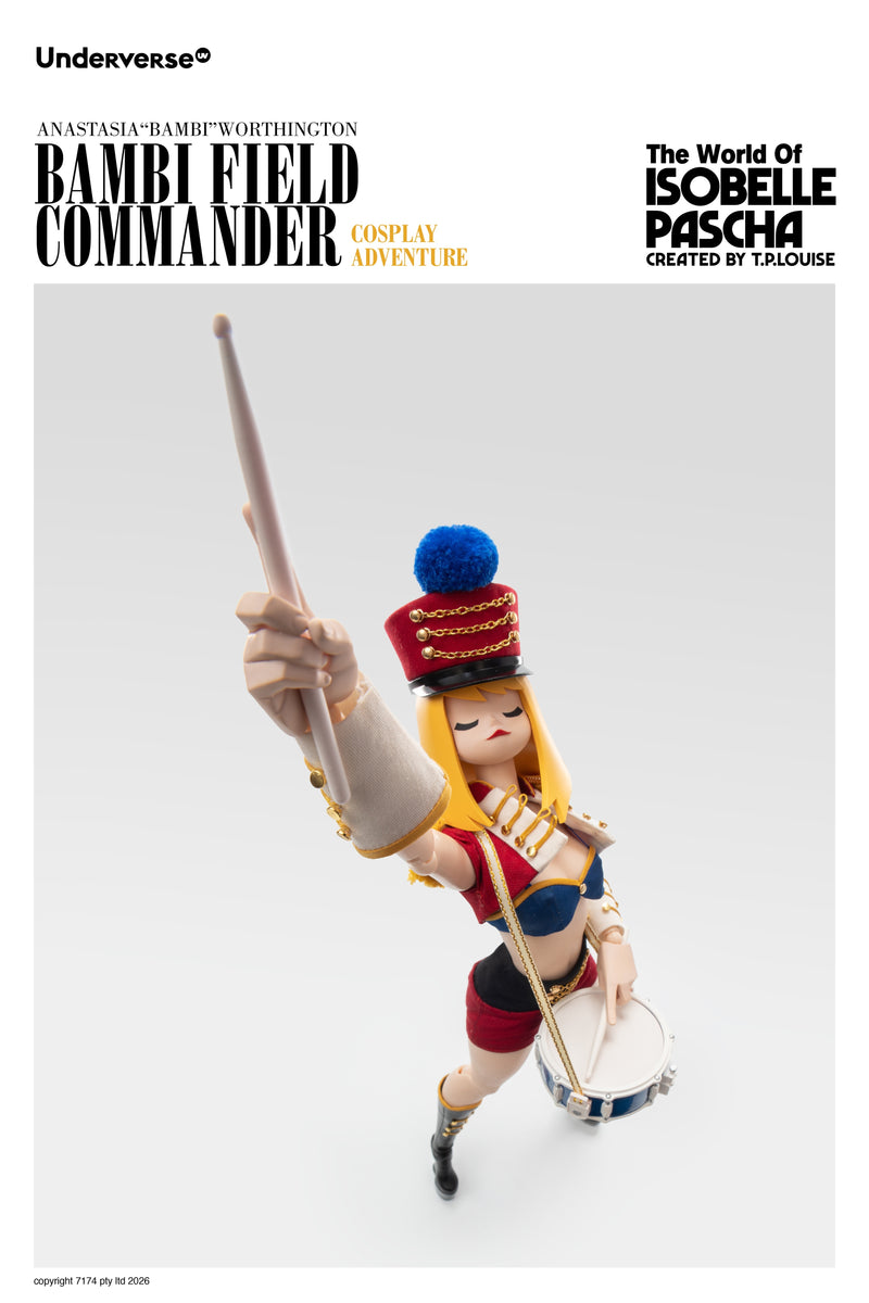 The World of Isobella Pascha Cosplay Bambi Field Commander 1/6 Action Figure