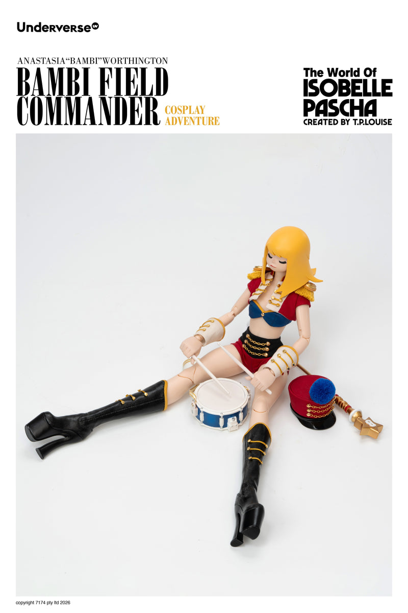 The World of Isobella Pascha Cosplay Bambi Field Commander 1/6 Action Figure