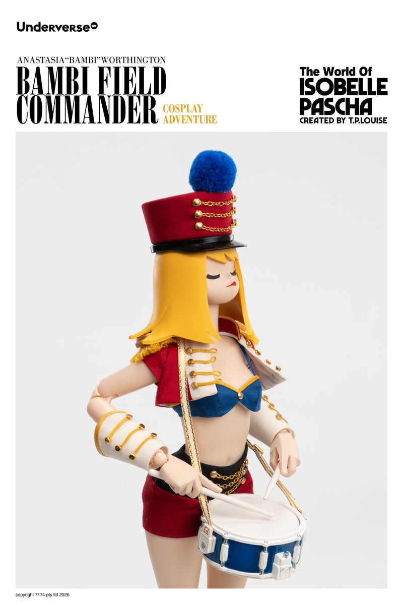The World of Isobella Pascha Cosplay Bambi Field Commander 1/6 Action Figure