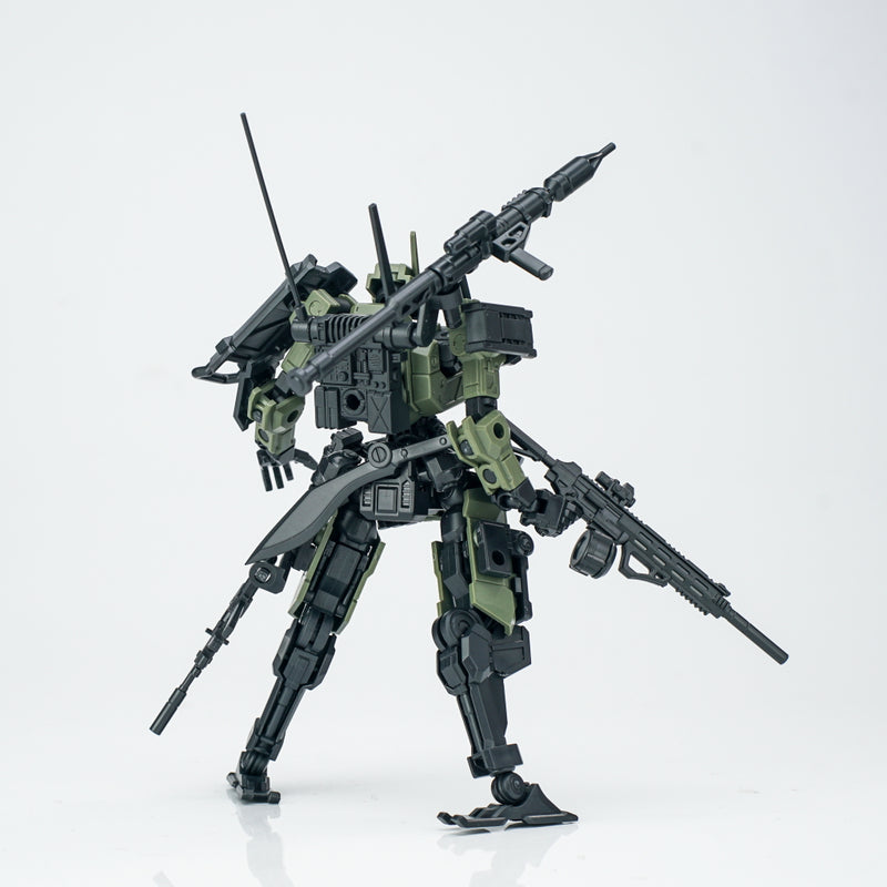 SHEIK MAINLAND 3 min project Series FENRIR Assault Type Green 1/18 Model Kit