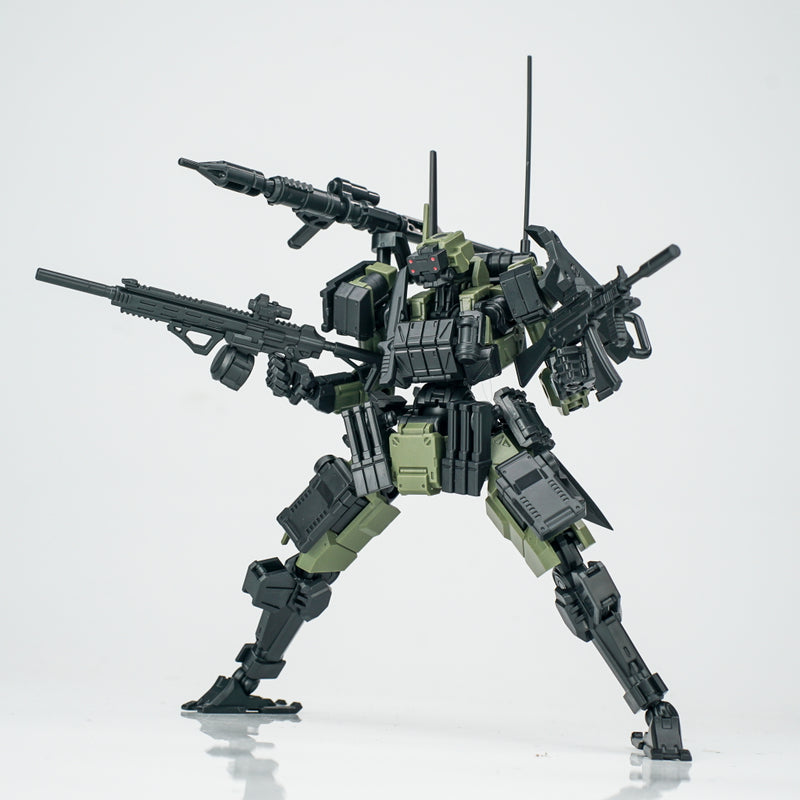SHEIK MAINLAND 3 min project Series FENRIR Assault Type Green 1/18 Model Kit