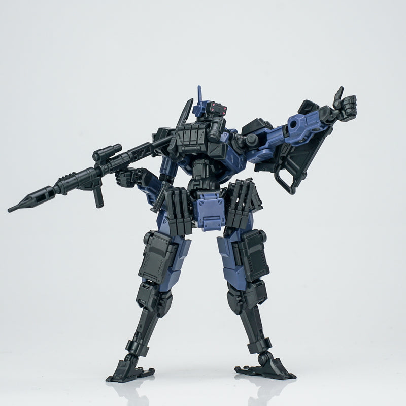 SHEIK MAINLAND 3 min project Series FENRIR Assault Type Blue 1/18 Model Kit