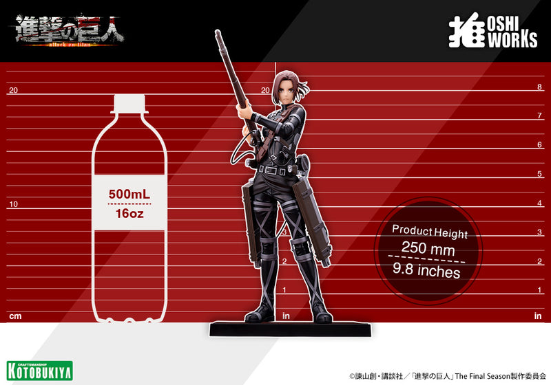 Kotobukiya OSHI WORKS Attack on Titan Sasha Braus The Final Season ver. Figure