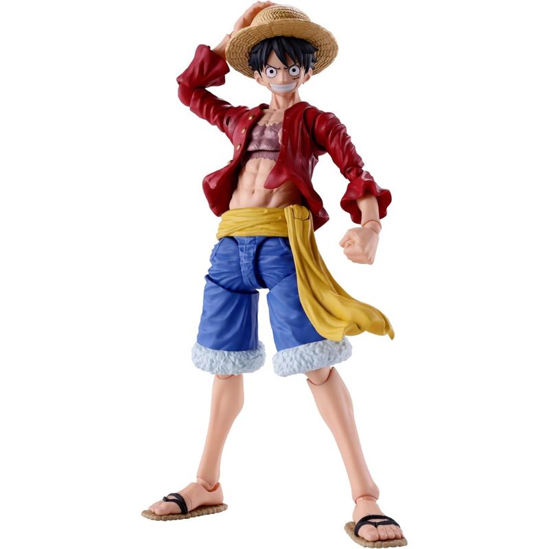 BANDAI S.H.Figuarts ONE PIECE Monkey D. Luffy New World Action Figure JAPAN