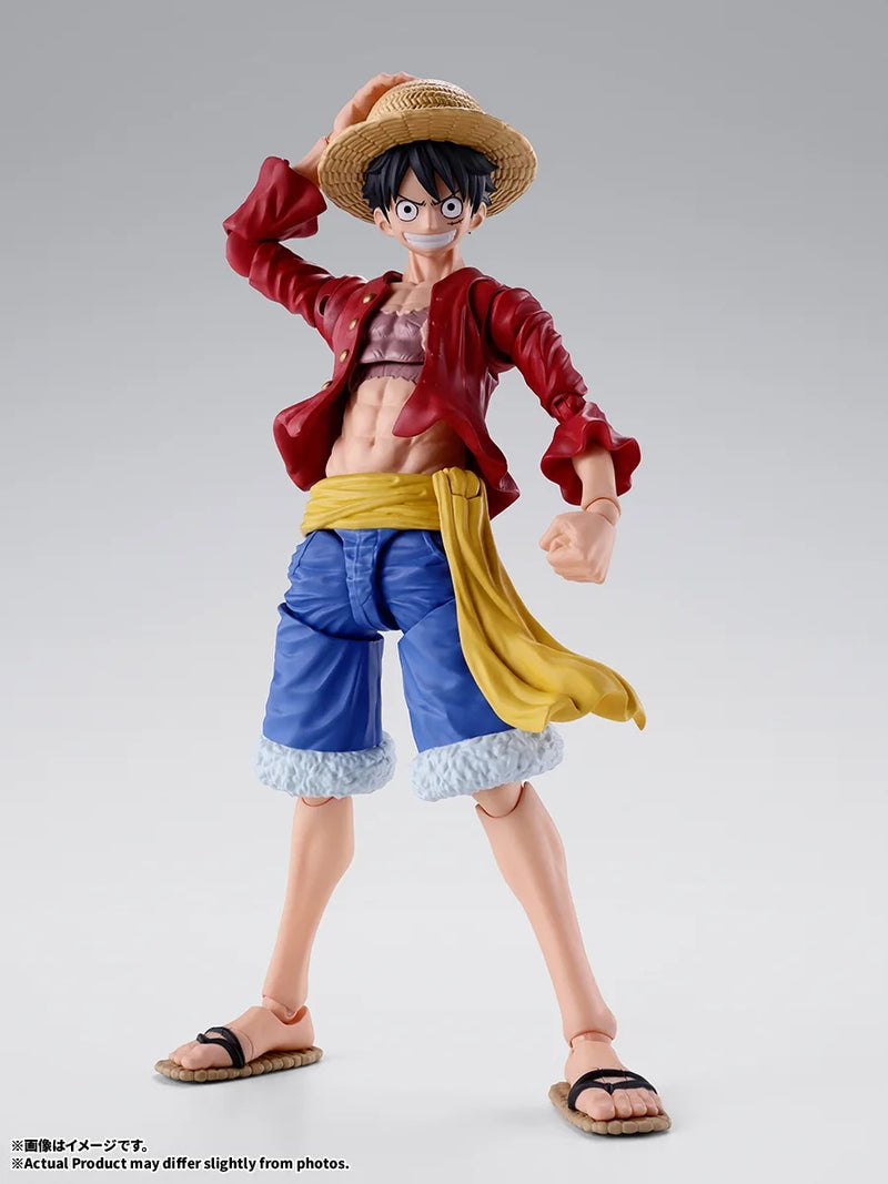 BANDAI S.H.Figuarts ONE PIECE Monkey D. Luffy New World Action Figure JAPAN