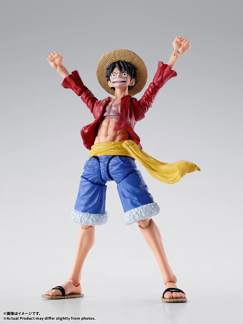 BANDAI S.H.Figuarts ONE PIECE Monkey D. Luffy New World Action Figure JAPAN
